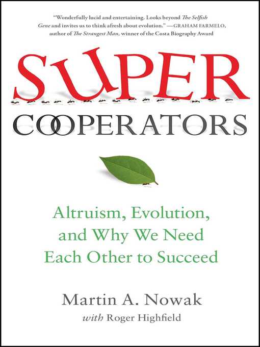 Title details for SuperCooperators by Martin Nowak - Available